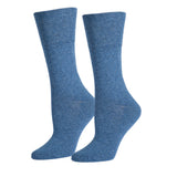 Diabetikersocken – Hellblau meliert / 1 Paar