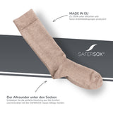 SAFERSOX Originals – Beige meliert / 1 Paar