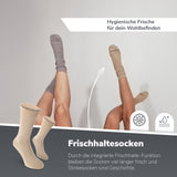 Anti-Zecken & Mückenschutz Socken – Beige / 1 Paar