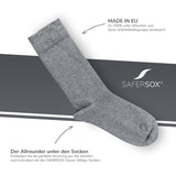 SAFERSOX Originals – Grau meliert / 1 Paar