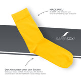 SAFERSOX Originals – Gelb / 3 Paar