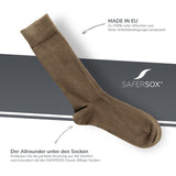 Anti-Zecken & Mückenschutz Socken – Mokka / 1 Paar