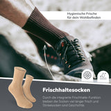 Anti-Zecken & Mückenschutz Sportsocken – Beige / 3 Paar