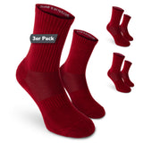 Anti-Zecken & Mückenschutz Sportsocken – Bordeaux / 3 Paar