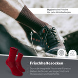 Anti-Zecken & Mückenschutz Sportsocken – Bordeaux / 3 Paar