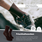 Anti-Zecken & Mückenschutz Sportsocken – Braun / 3 Paar