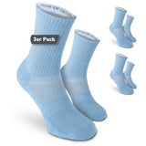 Anti-Zecken & Mückenschutz Sportsocken – Hellblau / 3 Paar