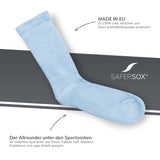 Anti-Zecken & Mückenschutz Sportsocken – Hellblau / 3 Paar