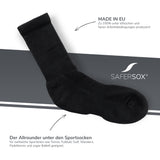 Anti-Zecken & Mückenschutz Sportsocken – Schwarz / 3 Paar