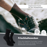 Anti-Zecken & Mückenschutz Sportsocken – Schwarz / 3 Paar