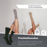 Anti-Zecken & Mückenschutz Socken – Olivgrün / 1 Paar